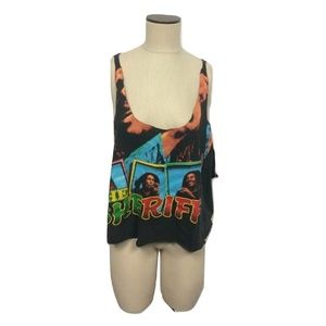 One Size LF Upcycled Bob Marley Mesh Tee Tank Top